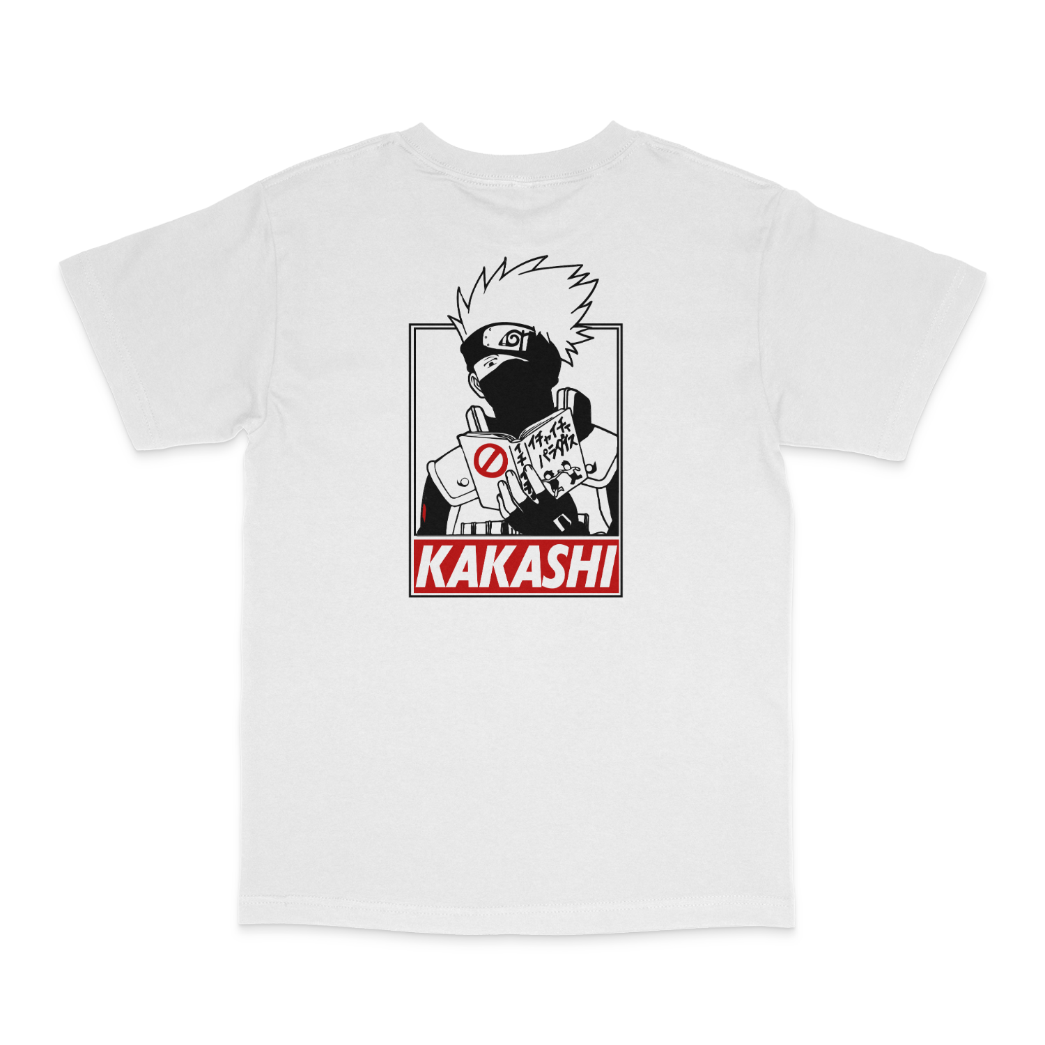 Kakashi The Copy Ninja White Tee