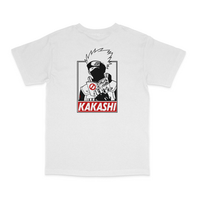 Kakashi The Copy Ninja White Tee