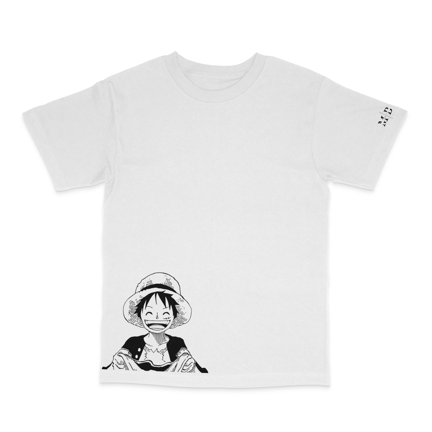 Smiling Luffy White Tee