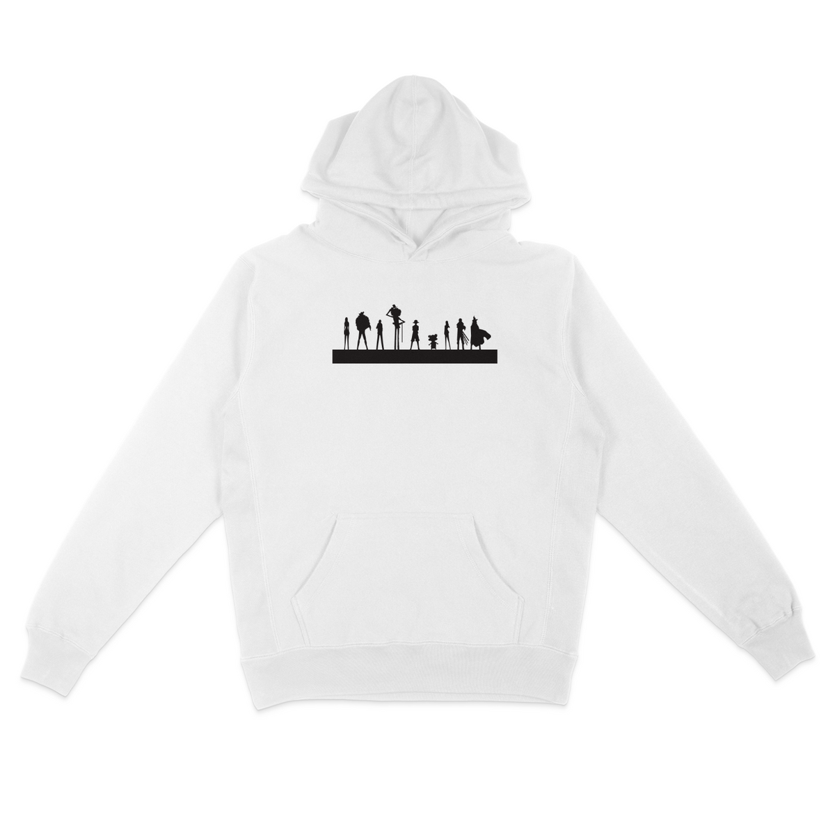 Strawhats One Piece White Hoodie