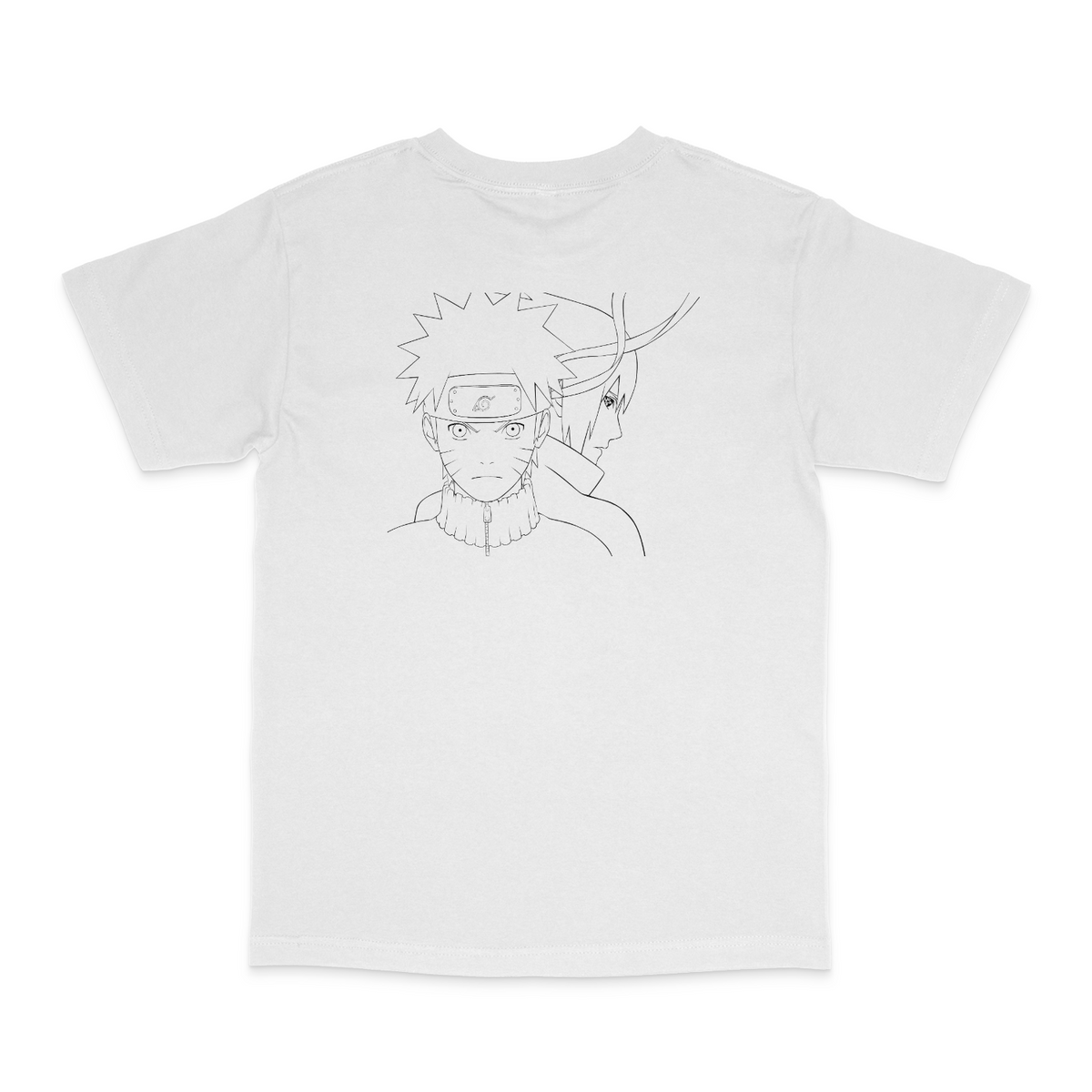 Naruto x Sasuke Together White Tee