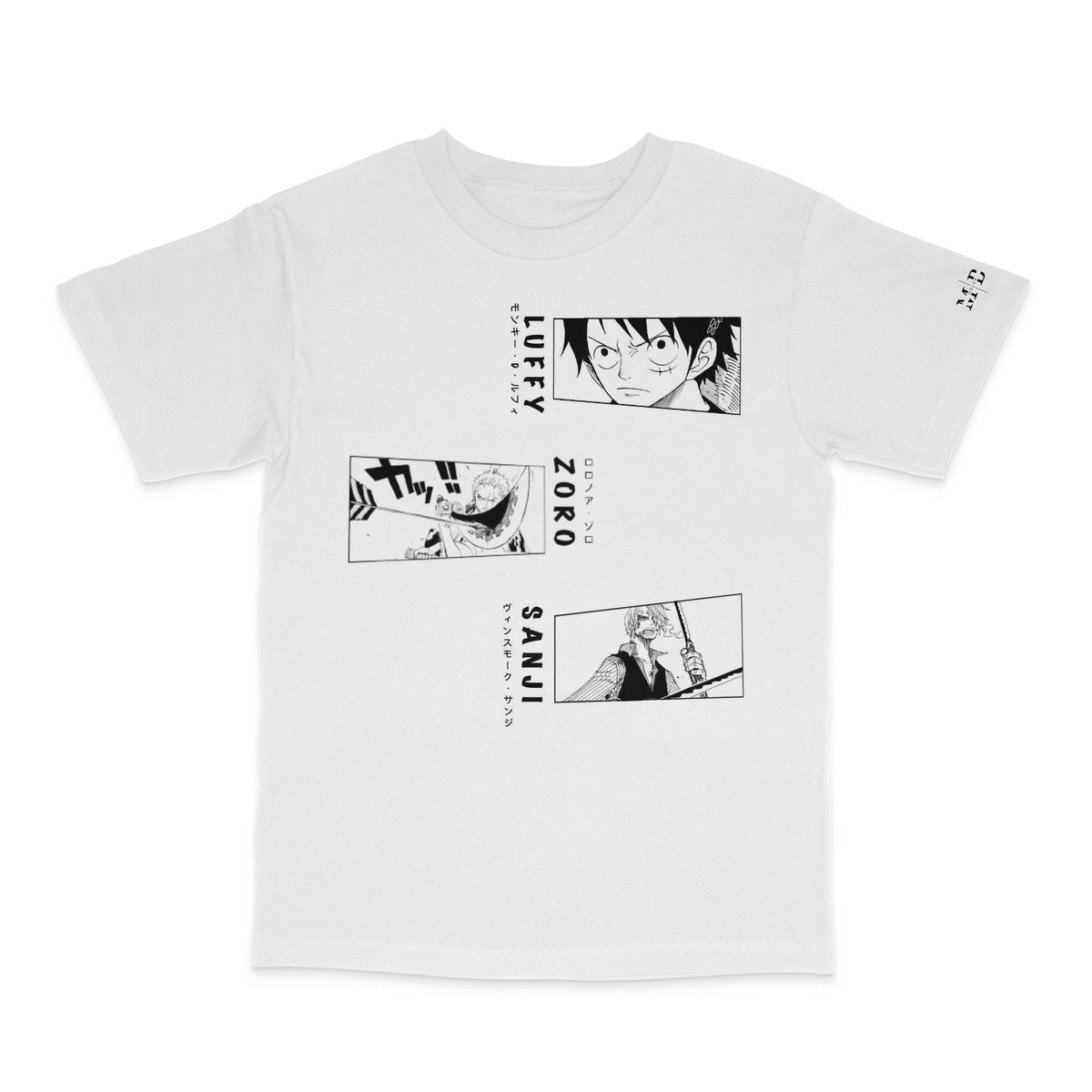 The Monster Trio White Tee