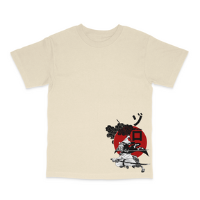 Zoro Red Details Cream Tee